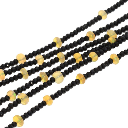 SELECT JEWELRY セレクトジュエリー オパール スピネル 3連 ネックレス 金属製 レディース 中古