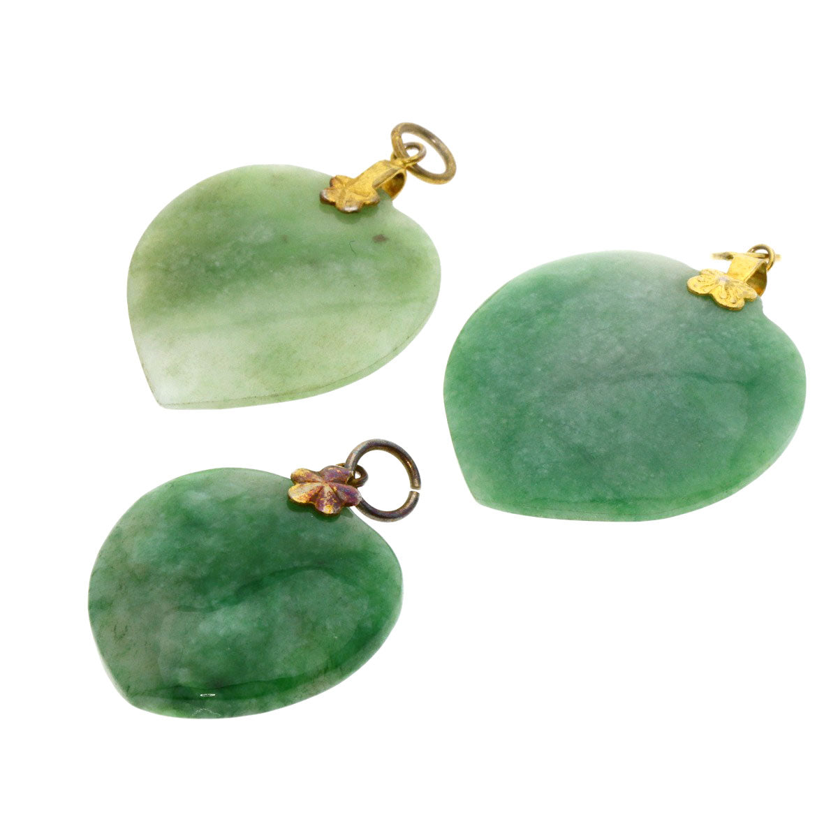 SELECT JEWELRY セレクトジュエリー 天然石 3点セット ペンダントトップ GP レディース 中古