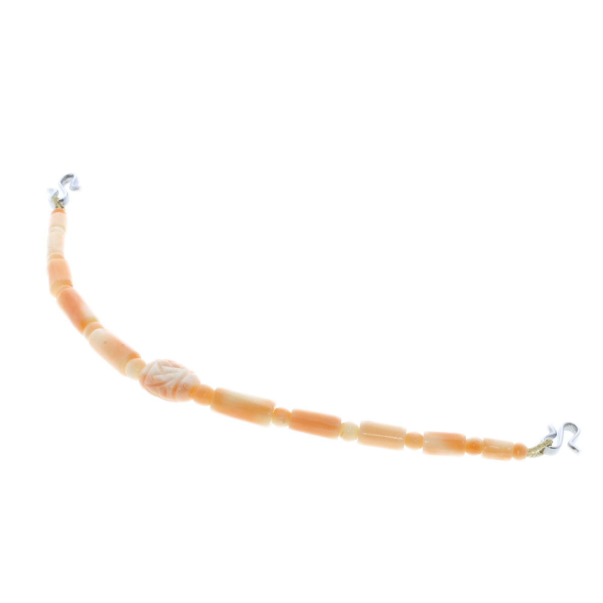 SELECT JEWELRY セレクトジュエリー 羽織紐 珊瑚 サンゴ 帯留め 金属製 レディース 中古