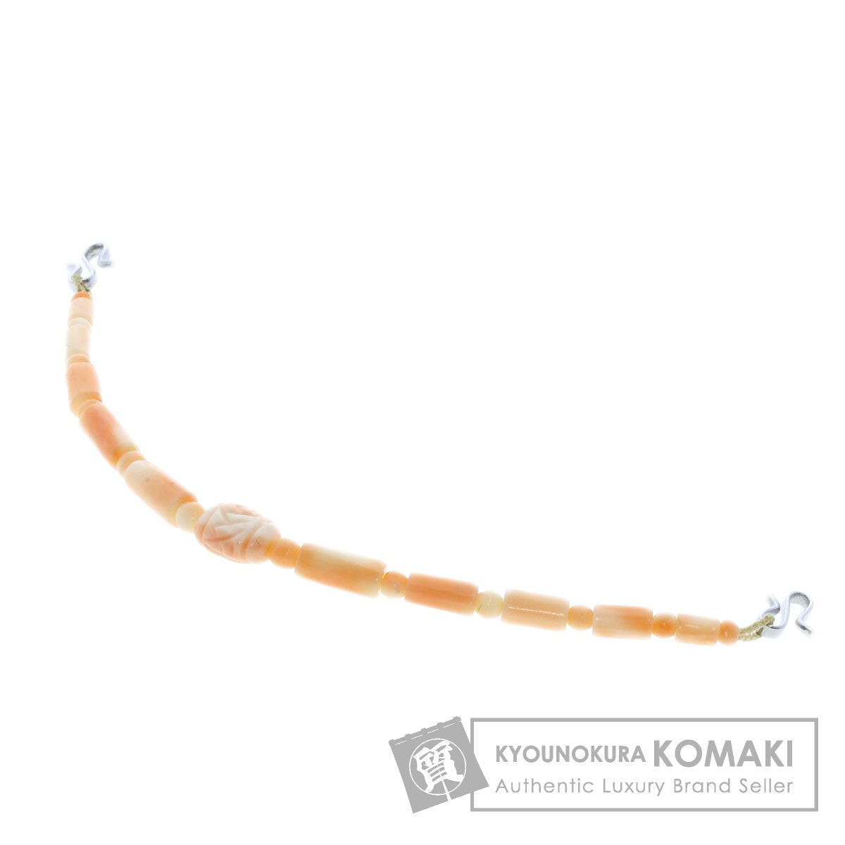SELECT JEWELRY セレクトジュエリー 羽織紐 珊瑚 サンゴ 帯留め 金属製 レディース 中古