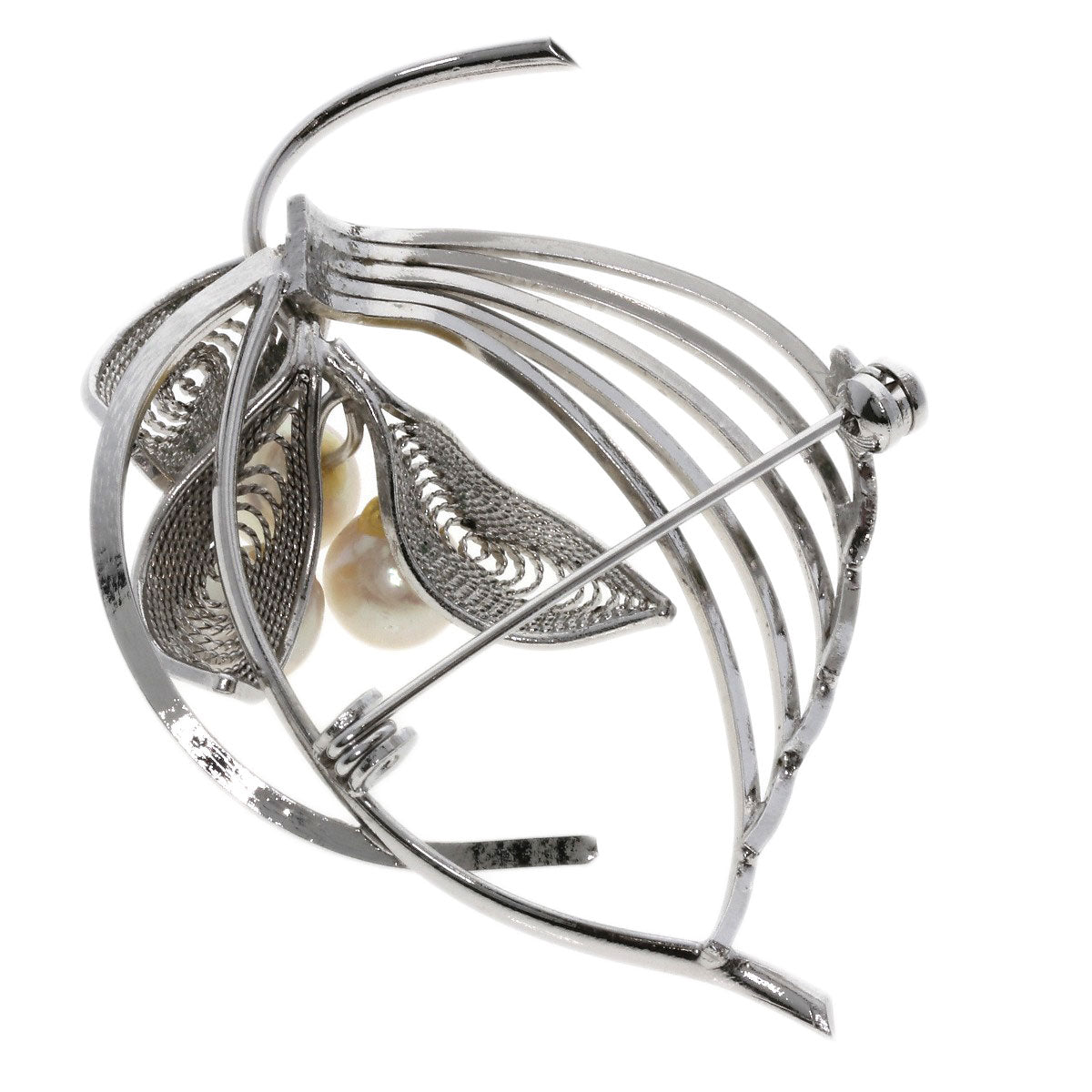 SELECT JEWELRY セレクトジュエリー アコヤパール 真珠 ブローチ 金属製 レディース 中古