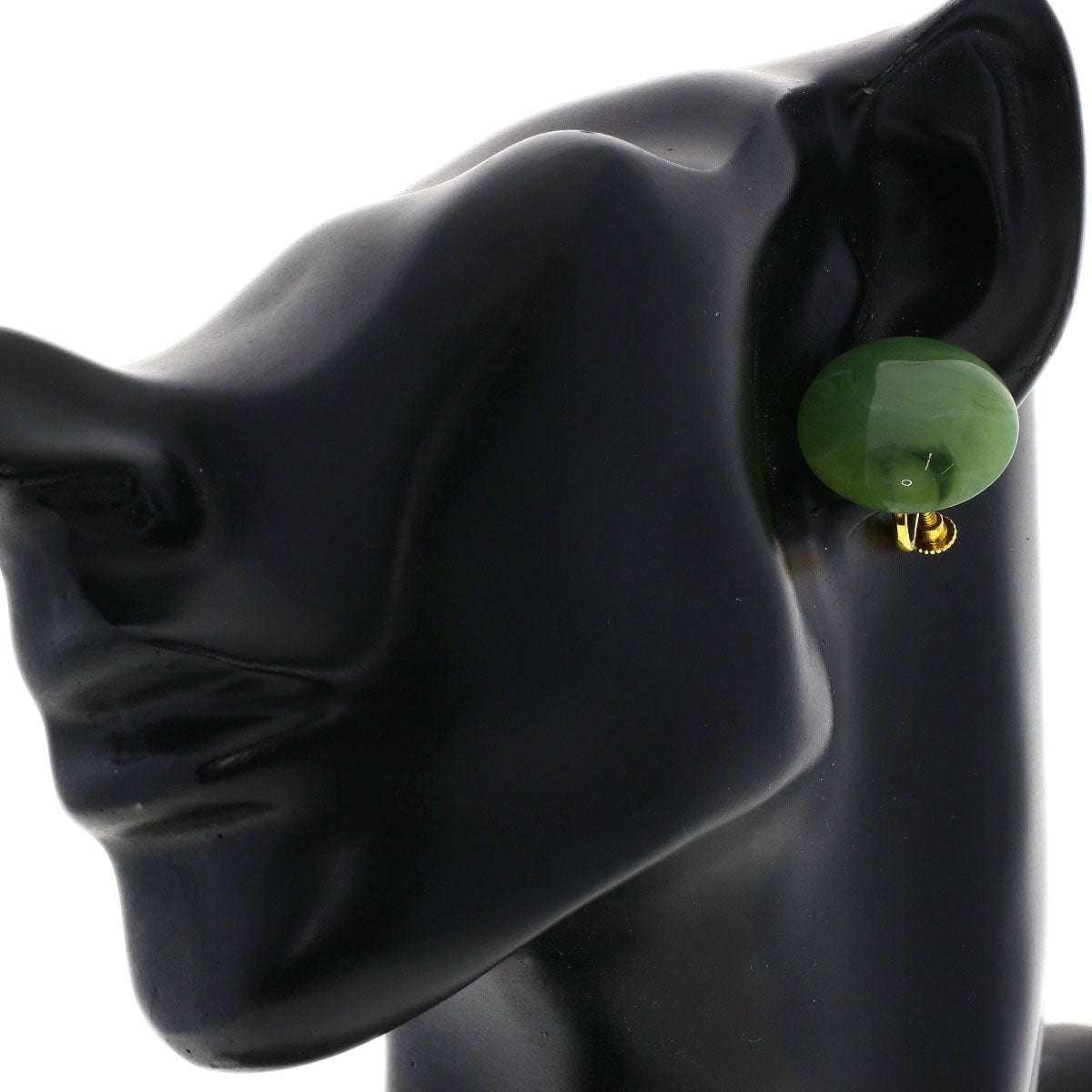 SELECT JEWELRY セレクトジュエリー ネフライト イヤリング2点・ペンダントトップ1点 ペンダントトップ 金属製 レディース 中古