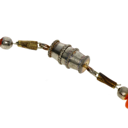 SELECT JEWELRY セレクトジュエリー サンゴ 珊瑚 ネックレス 金属製 レディース 中古