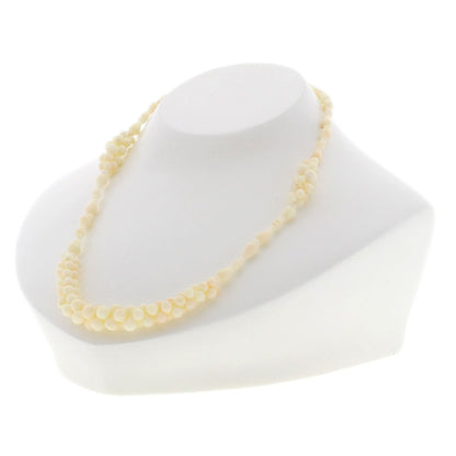 SELECT JEWELRY セレクトジュエリー サンゴ 白珊瑚 ネックレス レディース 中古