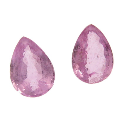 SELECT JEWELRY セレクトジュエリー ピンクサファイア ペアーシェイプ ルース レディース 中古