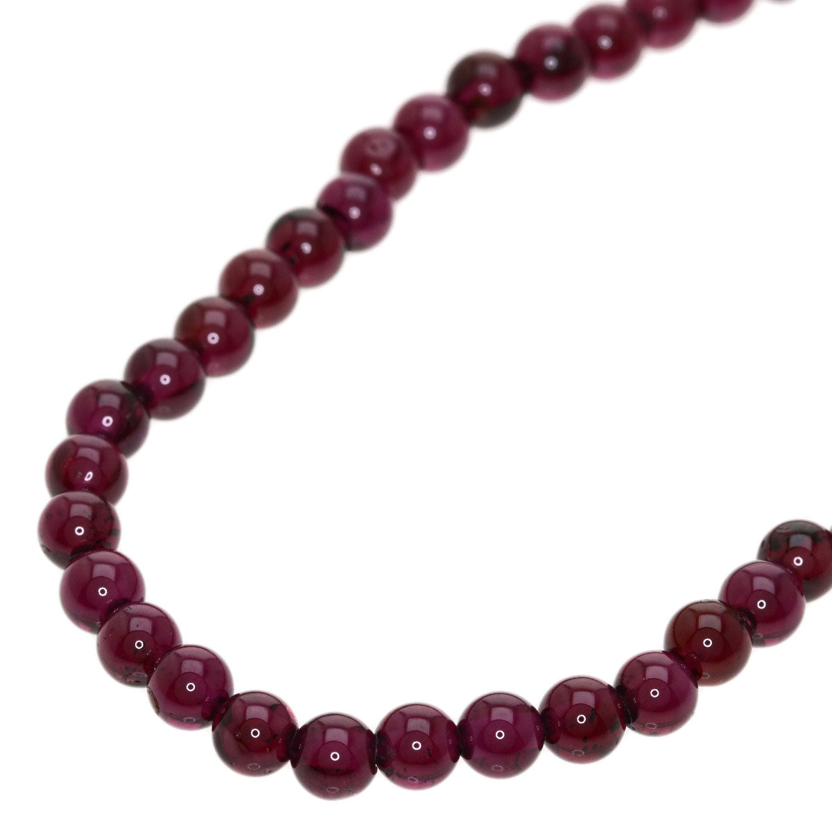 SELECT JEWELRY セレクトジュエリー ガーネット ネックレス SV レディース 中古