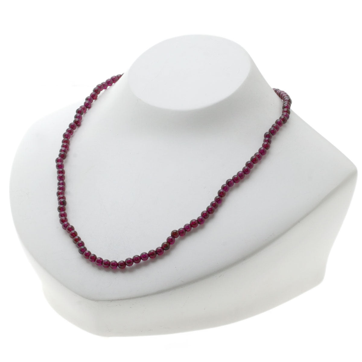SELECT JEWELRY セレクトジュエリー ガーネット ネックレス SV レディース 中古