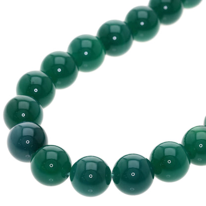 SELECT JEWELRY セレクトジュエリー カラーストーン グリーン ネックレス SV レディース 中古