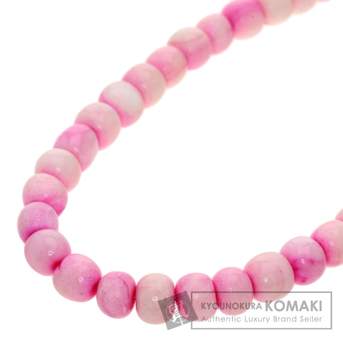 SELECT JEWELRY セレクトジュエリー カラーストーン ピンク ネックレス GP レディース 中古