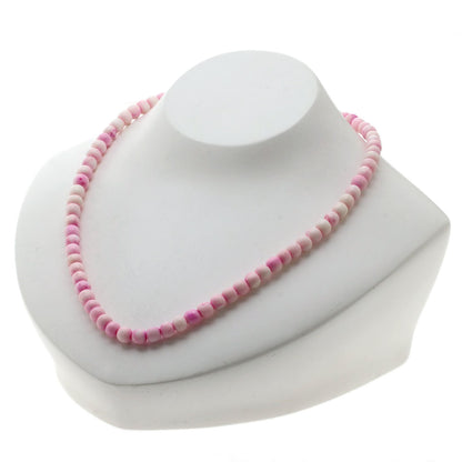 SELECT JEWELRY セレクトジュエリー カラーストーン ピンク ネックレス GP レディース 中古