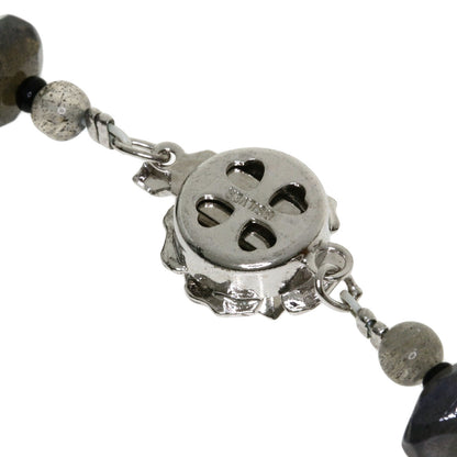 SELECT JEWELRY セレクトジュエリー カラーストーン グレー ネックレス 金属製 レディース 中古