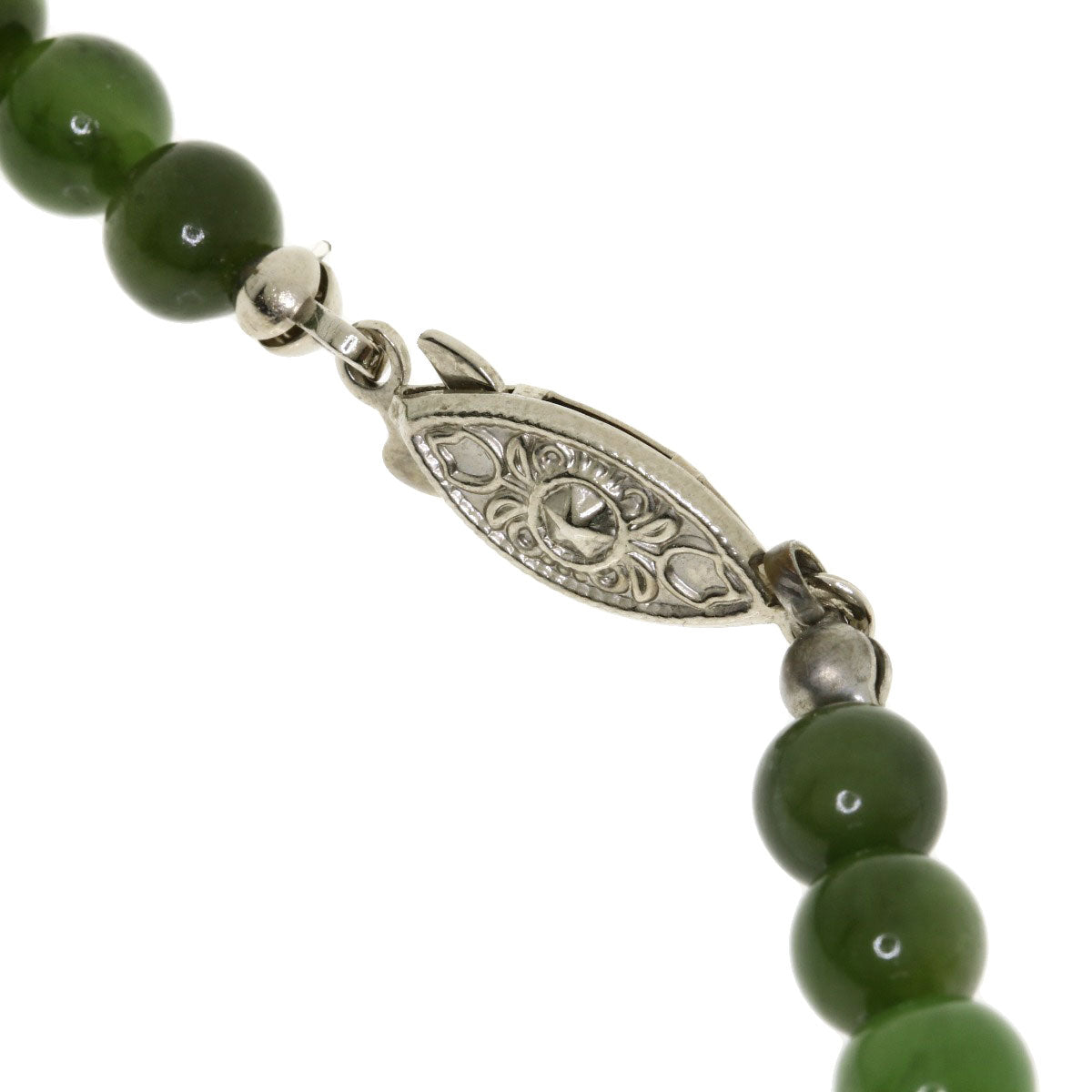 SELECT JEWELRY セレクトジュエリー カラーストーン グリーン ネックレス 金属製 レディース 中古