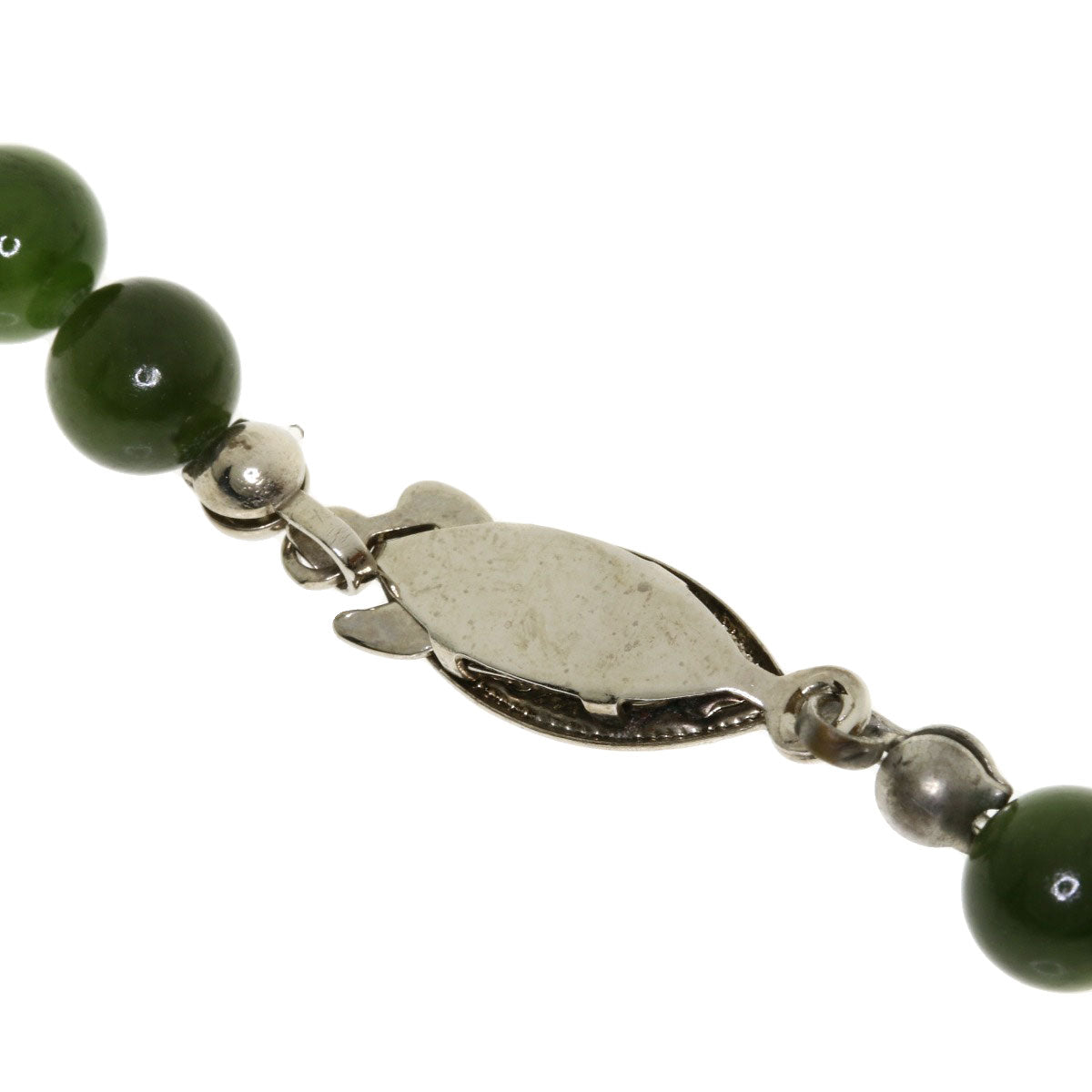 SELECT JEWELRY セレクトジュエリー カラーストーン グリーン ネックレス 金属製 レディース 中古