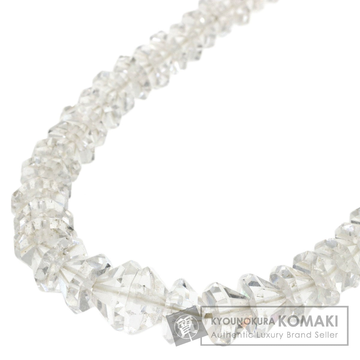 SELECT JEWELRY セレクトジュエリー カラーストーン クリア ネックレス SV レディース 中古