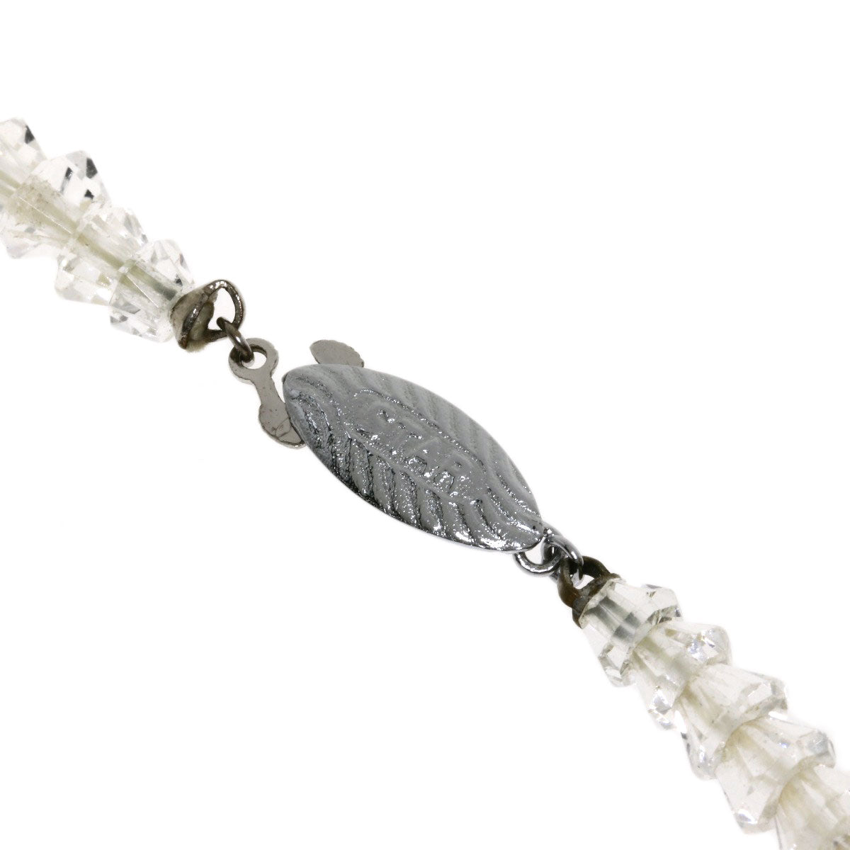 SELECT JEWELRY セレクトジュエリー カラーストーン クリア ネックレス SV レディース 中古