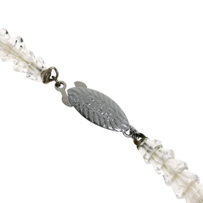 SELECT JEWELRY セレクトジュエリー カラーストーン クリア ネックレス SV レディース 中古