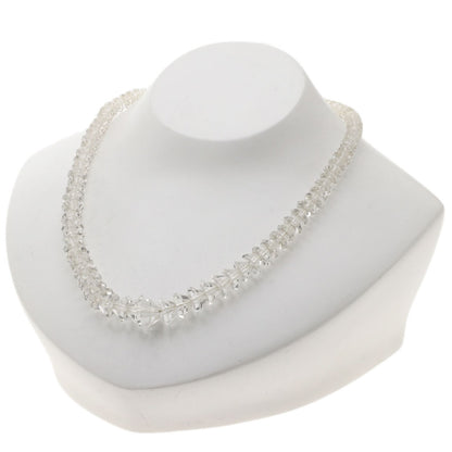 SELECT JEWELRY セレクトジュエリー カラーストーン クリア ネックレス SV レディース 中古