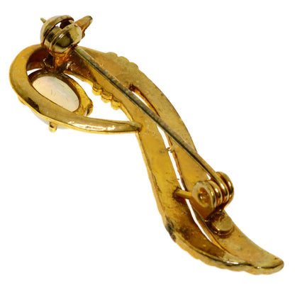 SELECT JEWELRY セレクトジュエリー フラワーモチーフ 2点セット ブローチ GP レディース 中古