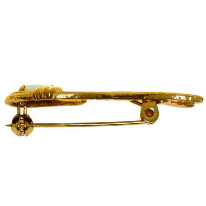 SELECT JEWELRY セレクトジュエリー フラワーモチーフ 2点セット ブローチ GP レディース 中古