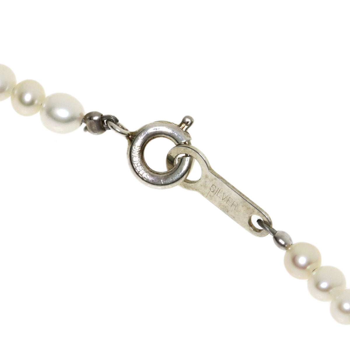 SELECT JEWELRY セレクトジュエリー パール 真珠 ネックレス SV レディース 中古