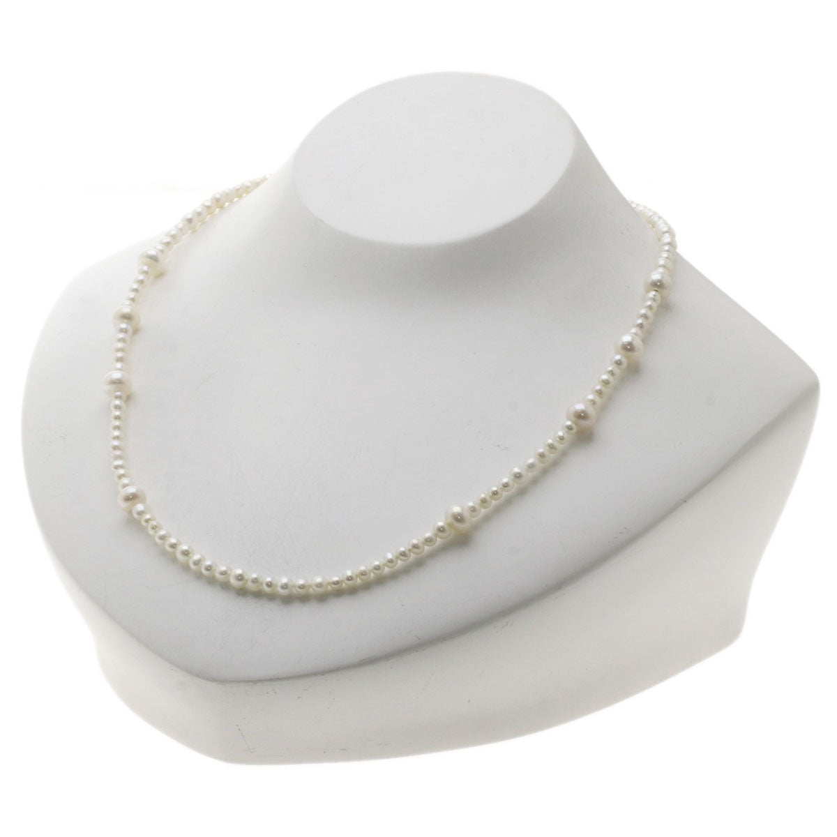 SELECT JEWELRY セレクトジュエリー パール 真珠 ネックレス SV レディース 中古