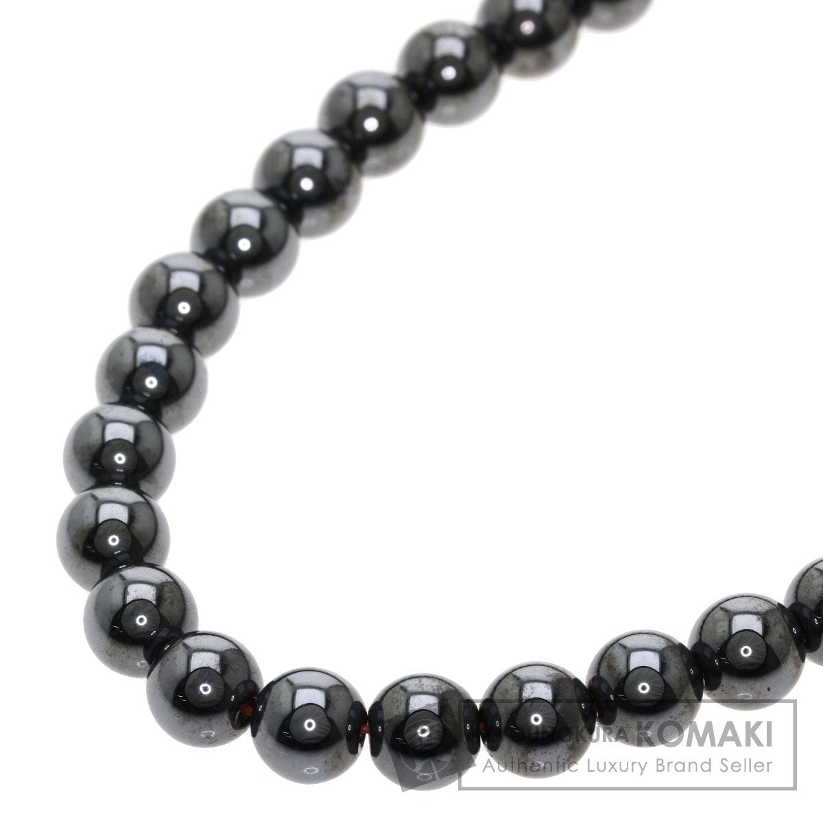 SELECT JEWELRY セレクトジュエリー カラーストーン ブラックシルバー ネックレス 金属製 レディース 中古