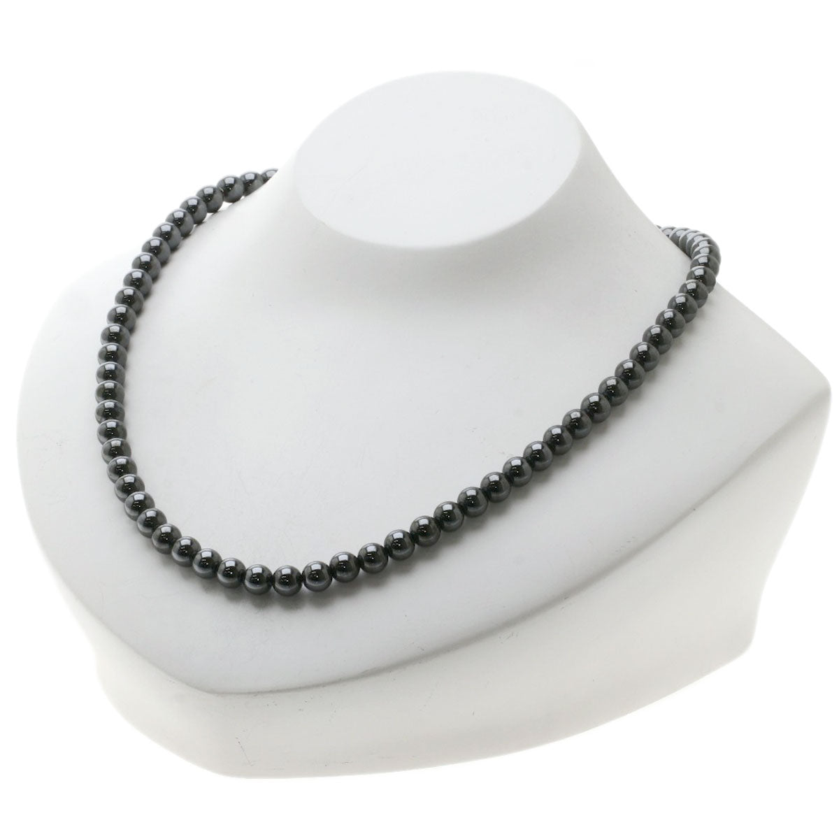 SELECT JEWELRY セレクトジュエリー カラーストーン ブラックシルバー ネックレス 金属製 レディース 中古
