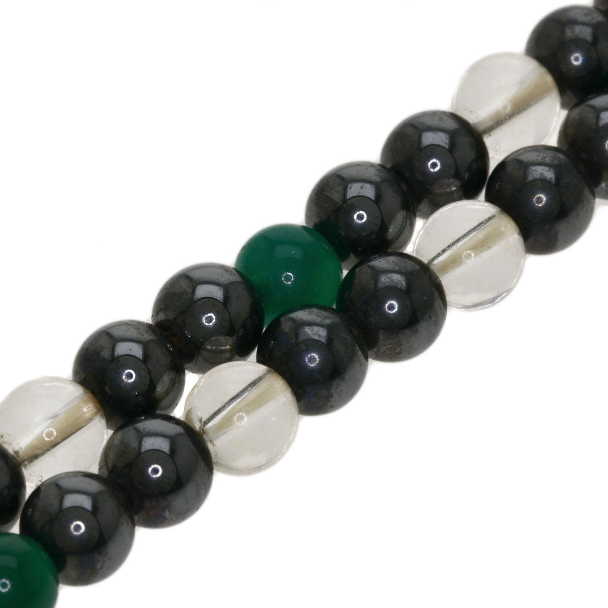 SELECT JEWELRY セレクトジュエリー ヘマタイト メノウ 水晶 磁気入り 2点セット ネックレス レディース 中古