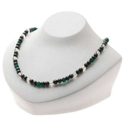 SELECT JEWELRY セレクトジュエリー ヘマタイト メノウ 水晶 磁気入り 2点セット ネックレス レディース 中古
