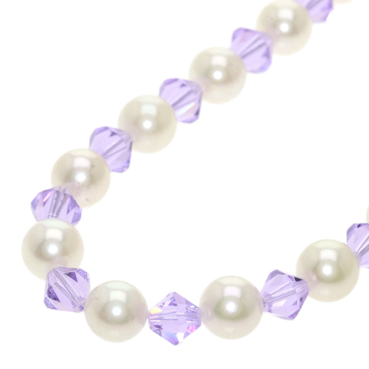 SELECT JEWELRY セレクトジュエリー パール 真珠 ビーズ ネックレス SV レディース 中古