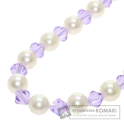 SELECT JEWELRY セレクトジュエリー パール 真珠 ビーズ ネックレス SV レディース 中古