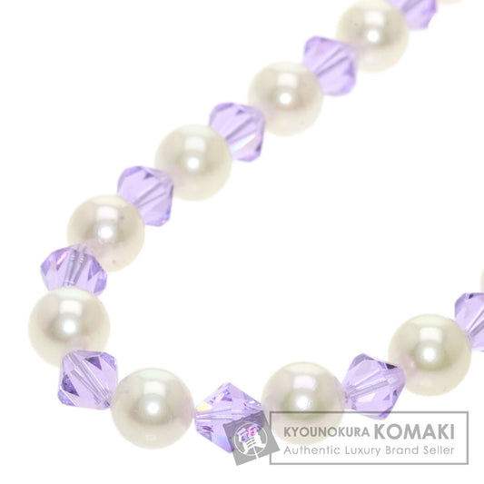 SELECT JEWELRY セレクトジュエリー パール 真珠 ビーズ ネックレス SV レディース 中古