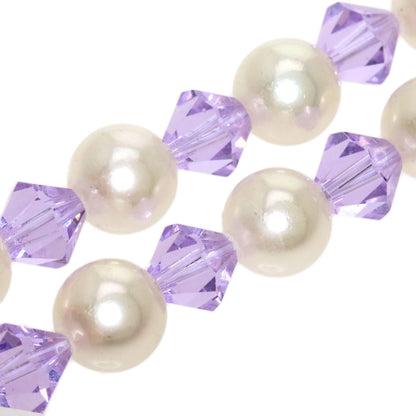 SELECT JEWELRY セレクトジュエリー パール 真珠 ビーズ ネックレス SV レディース 中古