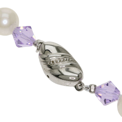 SELECT JEWELRY セレクトジュエリー パール 真珠 ビーズ ネックレス SV レディース 中古