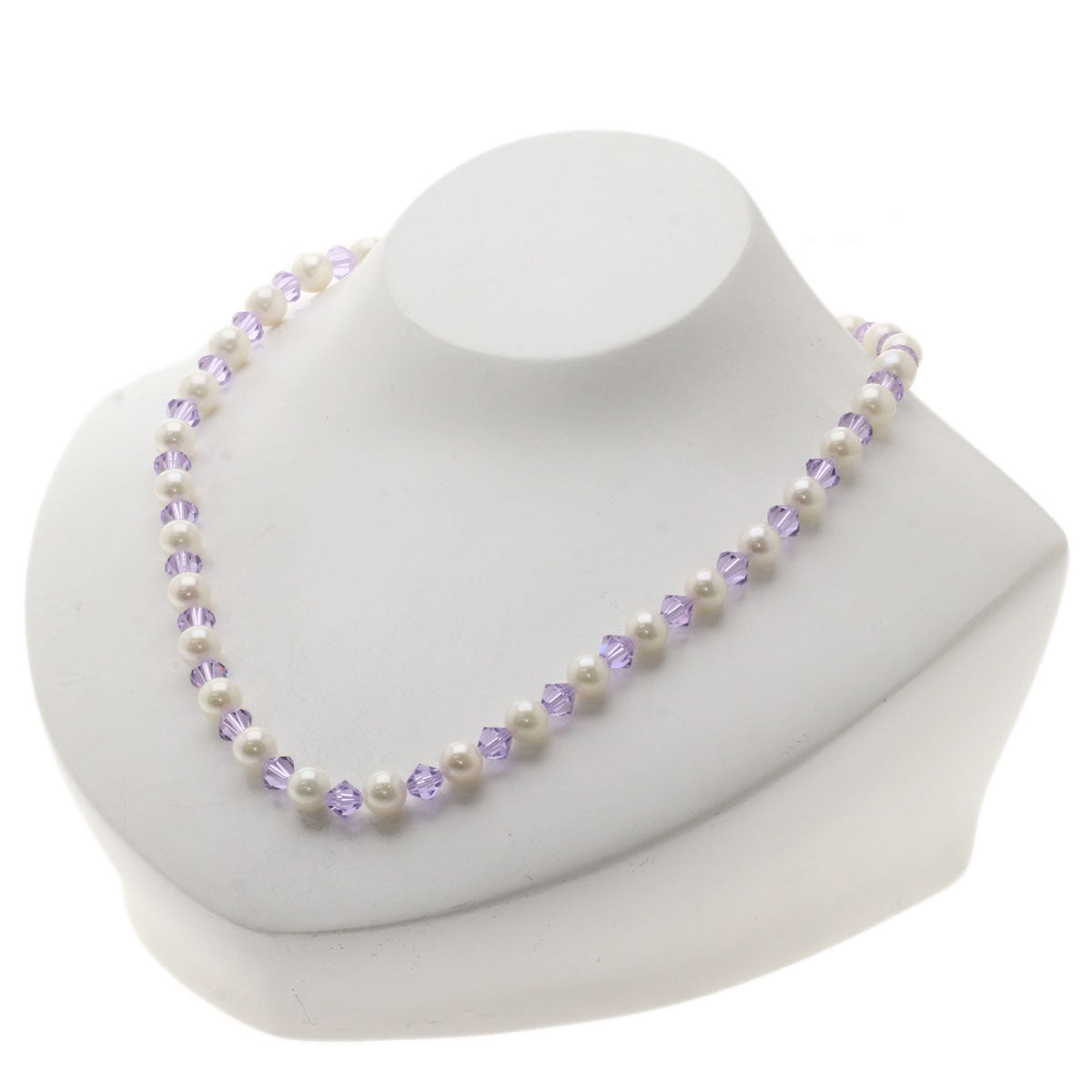 SELECT JEWELRY セレクトジュエリー パール 真珠 ビーズ ネックレス SV レディース 中古