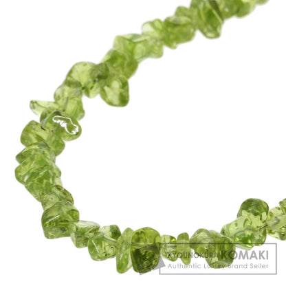 SELECT JEWELRY セレクトジュエリー カラーストーン グリーン ネックレス SV レディース 中古